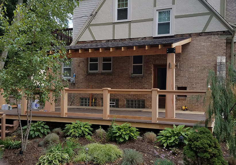 Residential Deck made by design-build general contractor photo